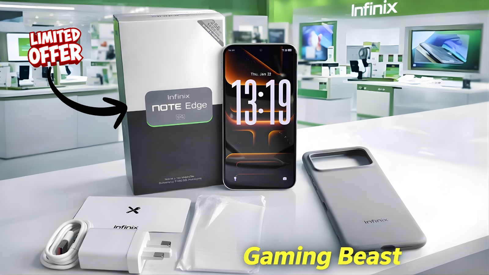 Infinix NOTE Edge Launched - 250MP Camera, 8000mAh Battery and 90W Fast Charging